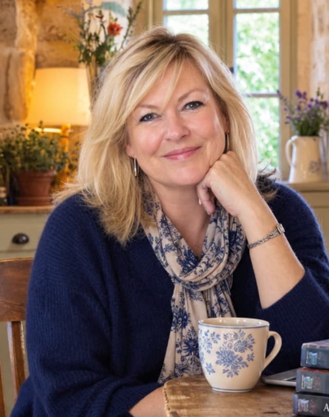 Philippa Marsh, author of the Armagnac Mysteries